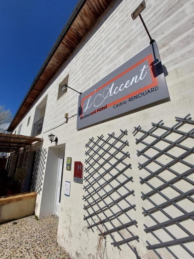 L'Accent - Hotel 2 Etoiles Et Restaurant - Logis Hotels Astaffort Zewnętrze zdjęcie
